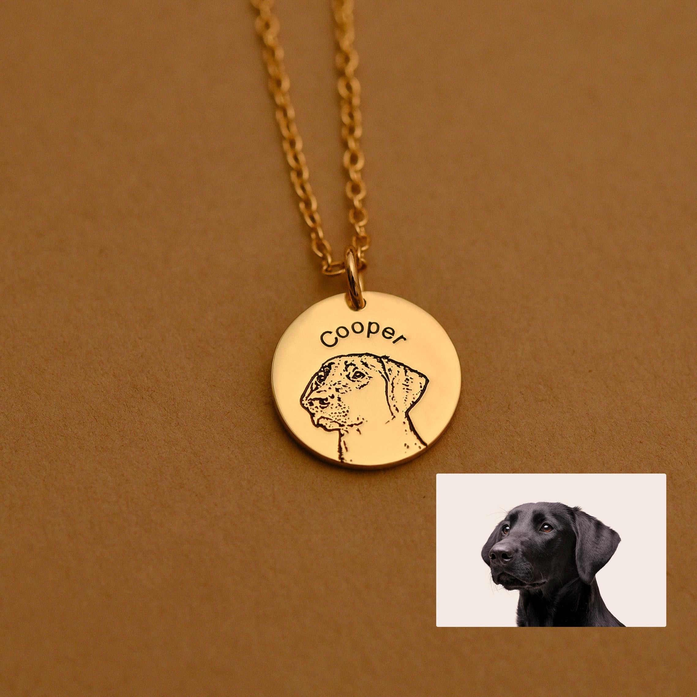 Custom Dog Name Necklace