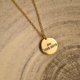 Personalized Father and Daughter Necklace