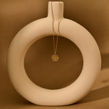 Chinese Longevity Necklace, Asian Symbol Pendant, Gold Lucky Charm Jewelry, Cultural Gift for Health and Prosperity, GS0124