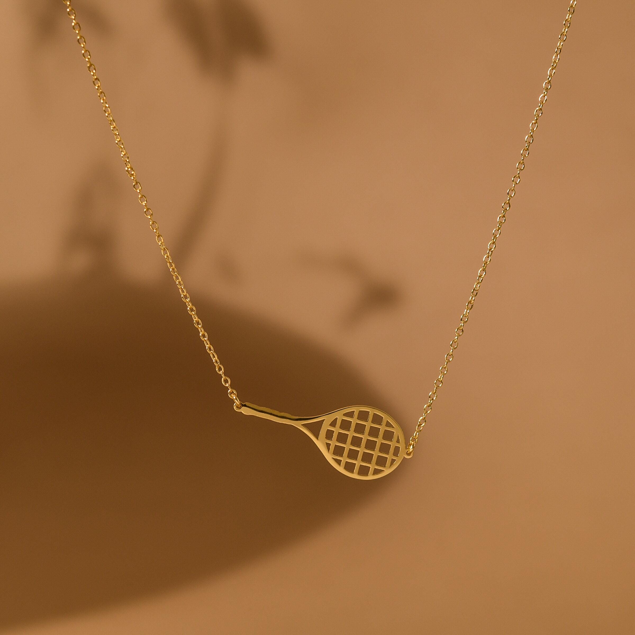 Tennis Racket Necklace