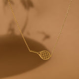 Tennis Racket Necklace