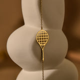 Tennis Racket Necklace
