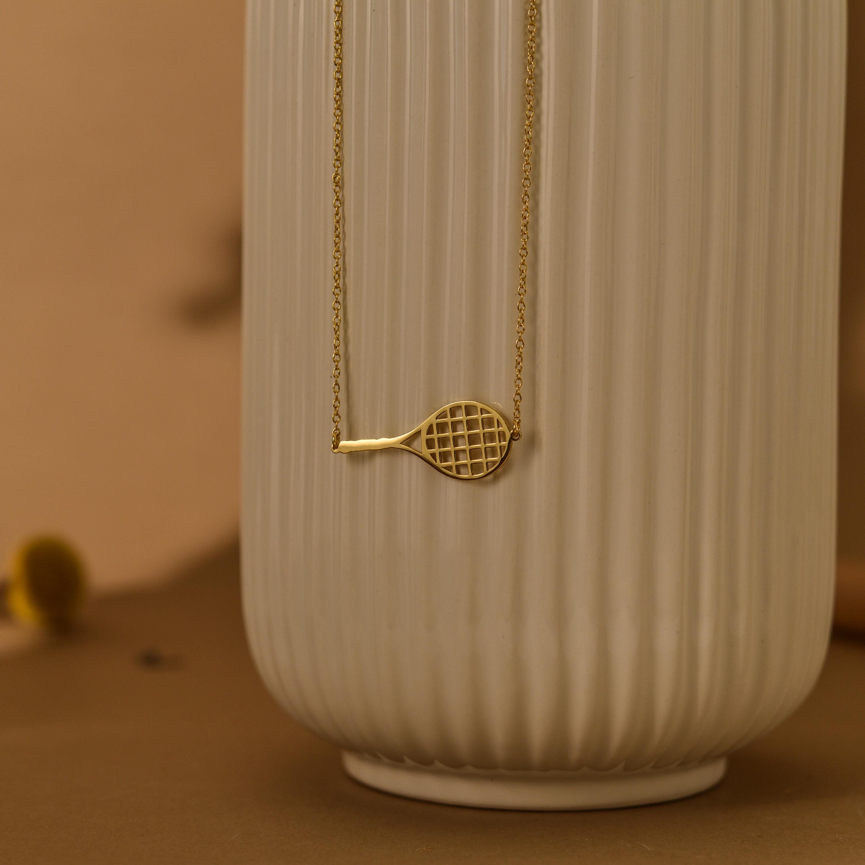 Tennis Racket Necklace