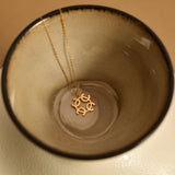 18K Gold Magic Symbol Necklace, Minimalist Pendant, Spiritual Jewelry, Protection Necklace, Unique Gift for Her, Religious Jewelry, GS0147