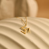 Antahkarana Necklace, Reiki Symbol Necklace, Spiritual Energy Pendant, Gift for Her, Meditation Jewelry, Healing Balance Necklace, GS0150