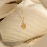 Aztec Calendar Necklace, Aztec Jewelry, Ancient Symbol Pendant, Gift for Her, Fashion Accessory, Cultural Heritage Necklace, GS0157