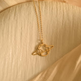 Saturn Planet Necklace