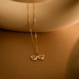 Gold Sunglasses Pendant Necklace