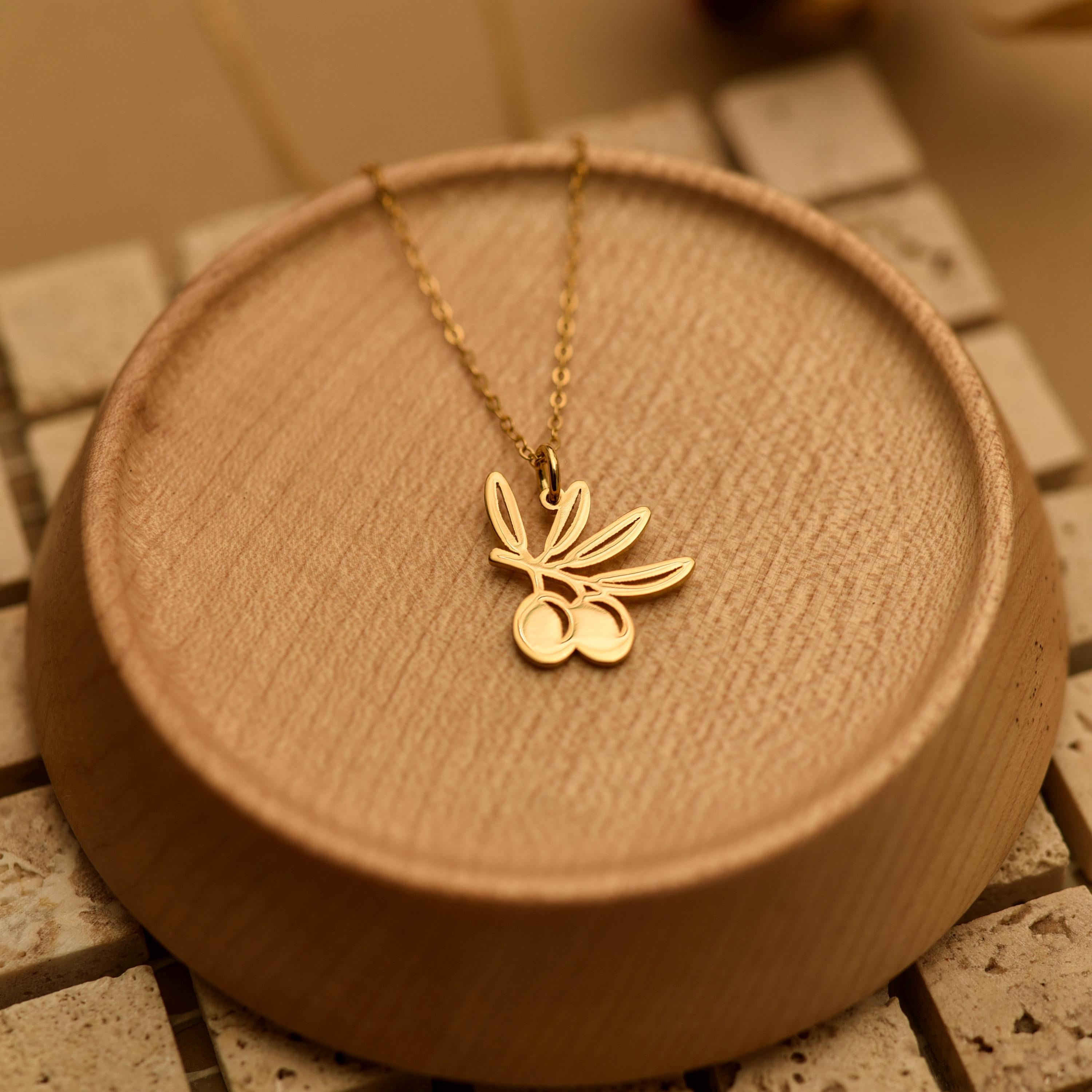 Olive Branch Necklace