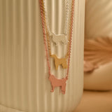 Dog Outline Necklace