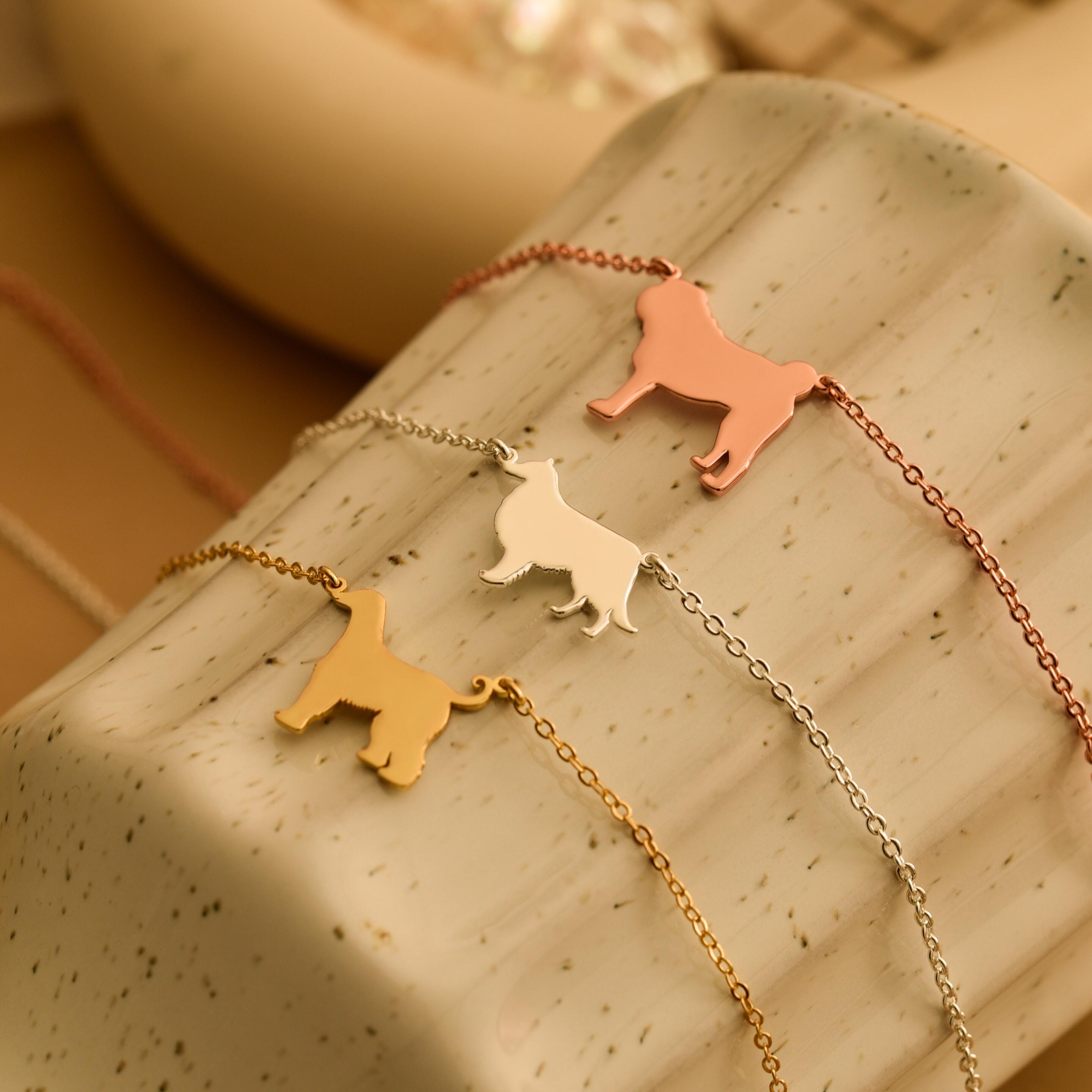 Dog Outline Necklace