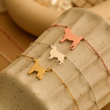 Dog Outline Necklace