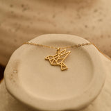 Origami Bird Necklace