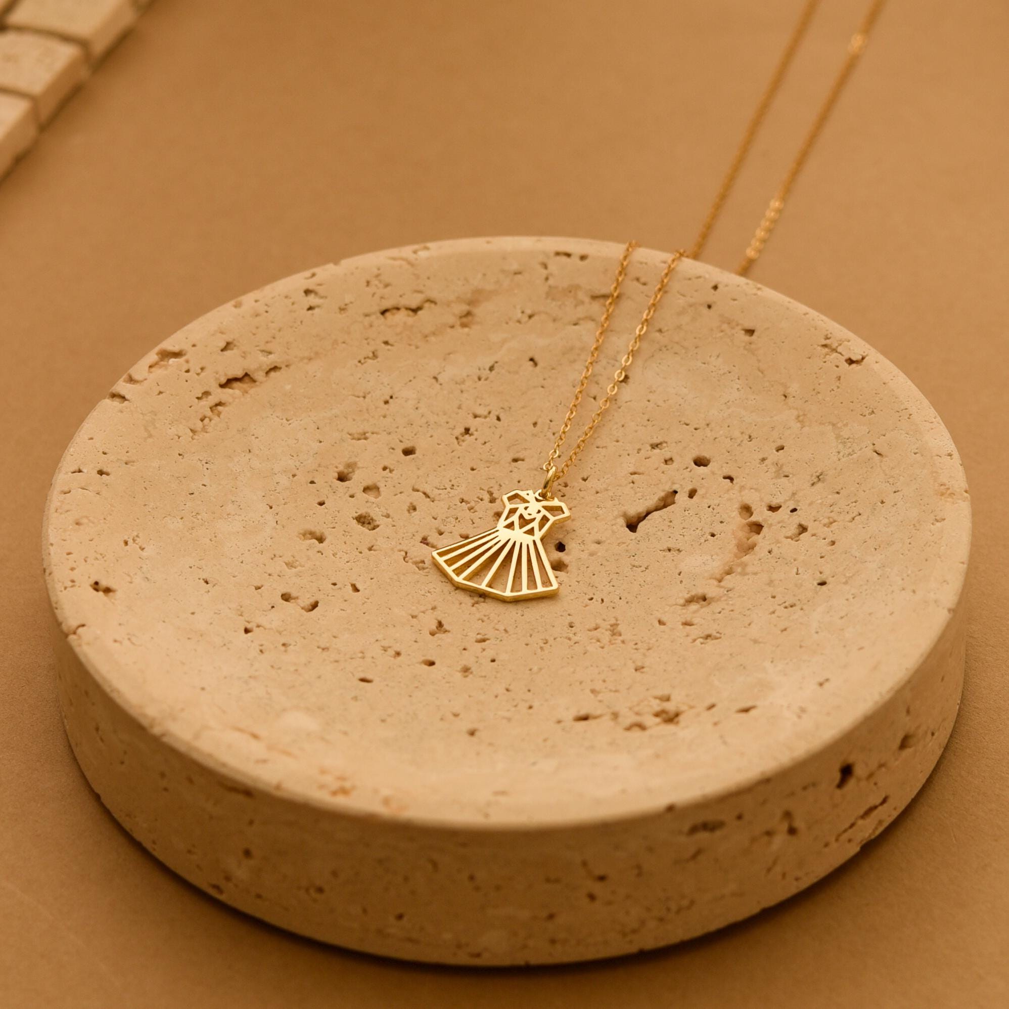 Origami Dress Necklace
