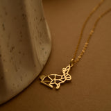Origami Bunny Necklace