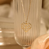 Origami Heart Necklace