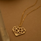 Origami Heart Necklace