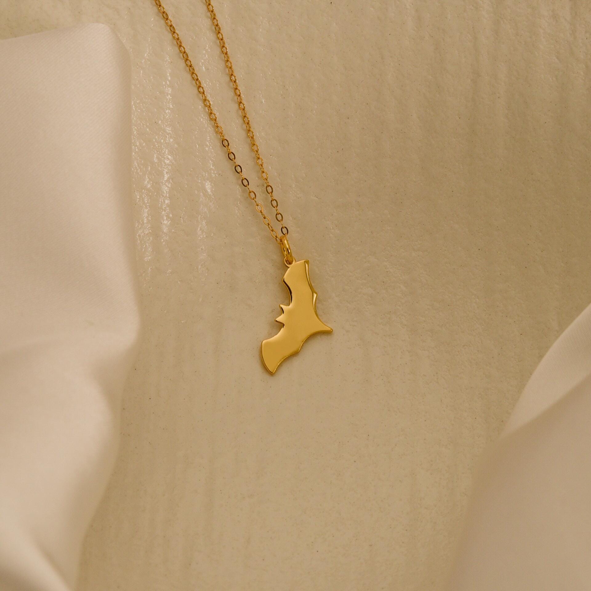 Bat Pendant Necklace