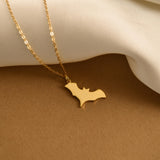 Bat Pendant Necklace
