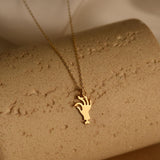 Zombie Hand Pendant Necklace