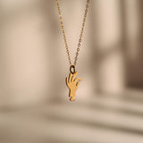 Zombie Hand Pendant Necklace