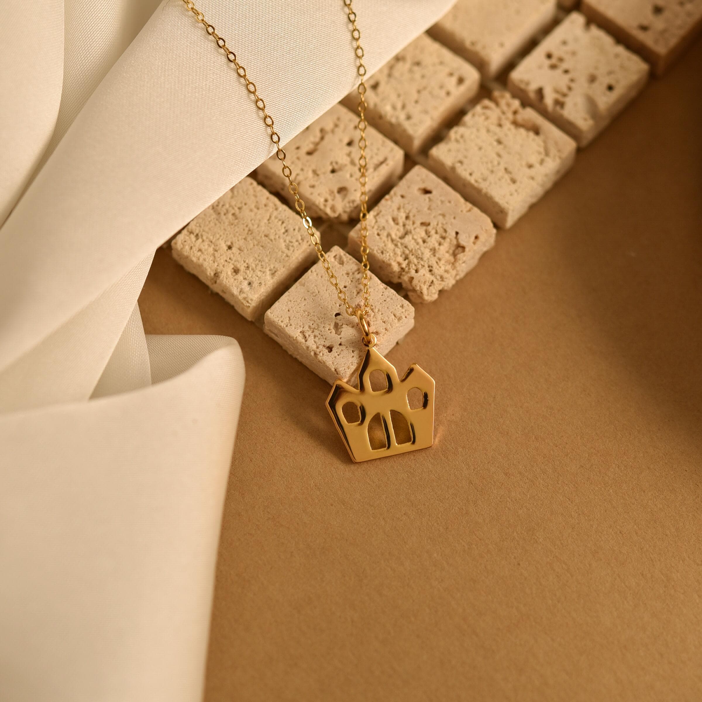 Haunted Castle Pendant Necklace