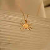 Spider Silhouette Necklace