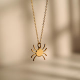 Spider Silhouette Necklace