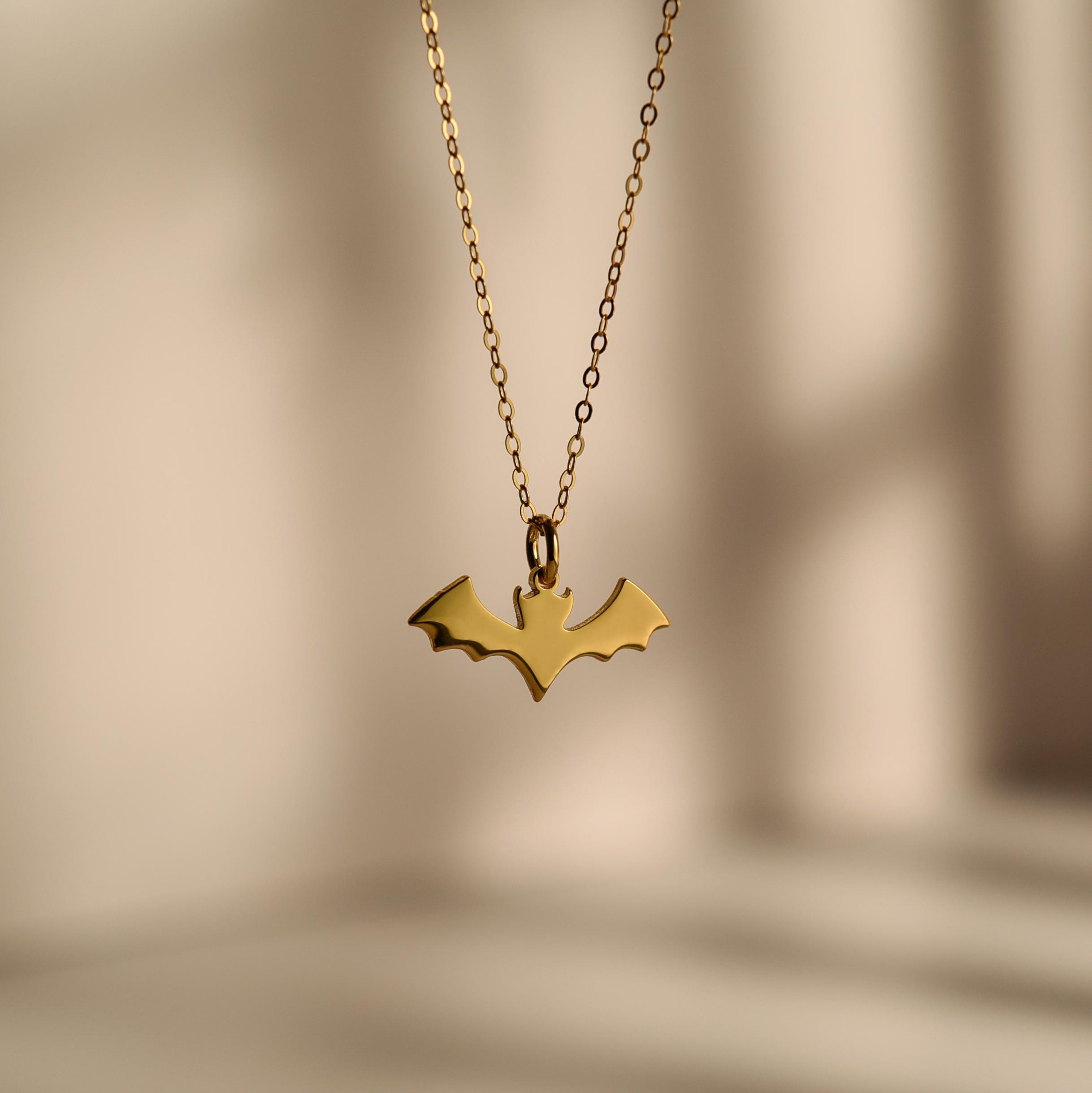 Bat Wings Pendant Necklace