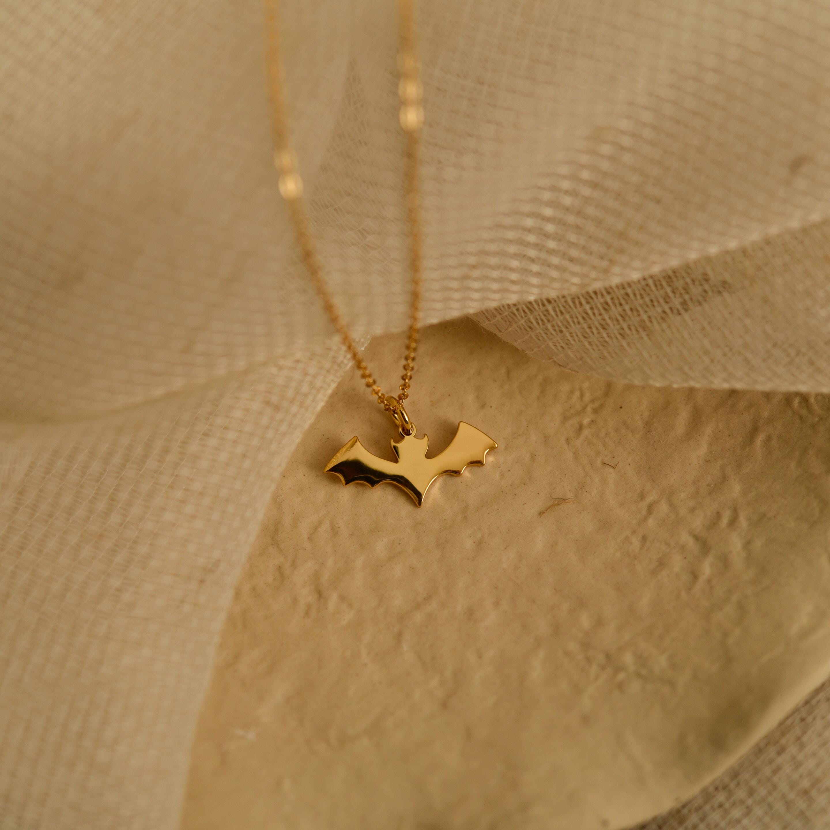 Bat Wings Pendant Necklace