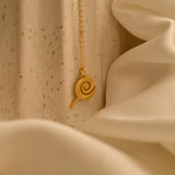 Lollipop Spiral Pendant Necklace