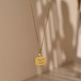 Wicked Pumpkin Pendant Necklace