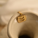 Wicked Pumpkin Pendant Necklace