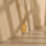 Coffin Pendant Necklace