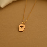 Coffin Pendant Necklace