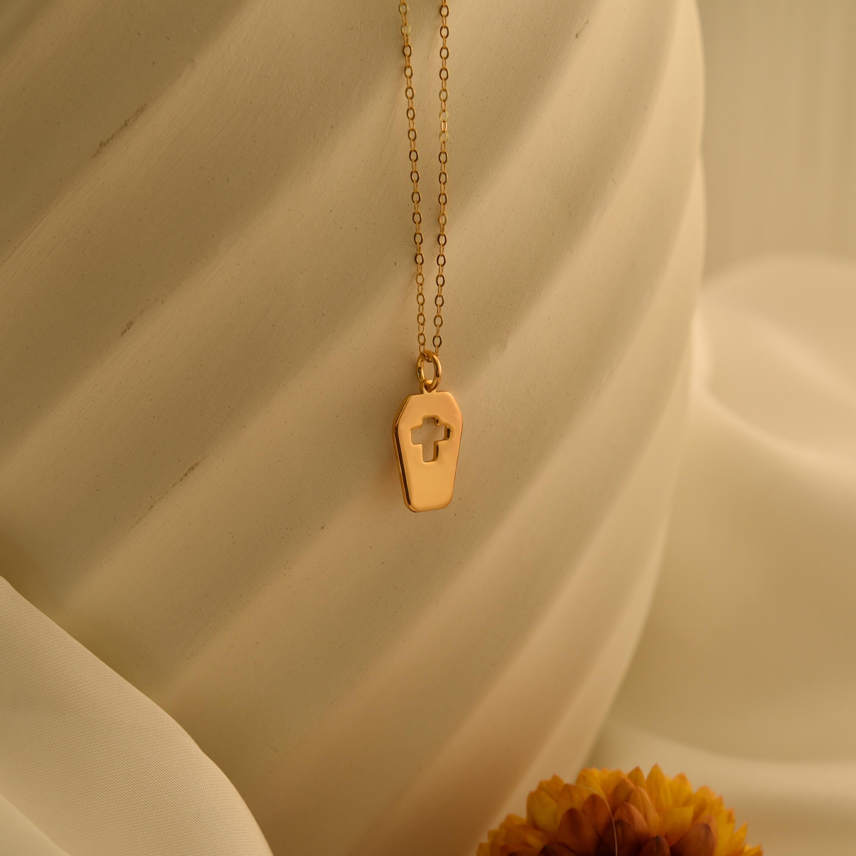 Coffin Pendant Necklace