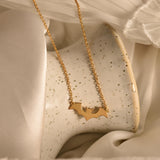 Gold Bat Necklace