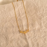 Gold Bat Necklace