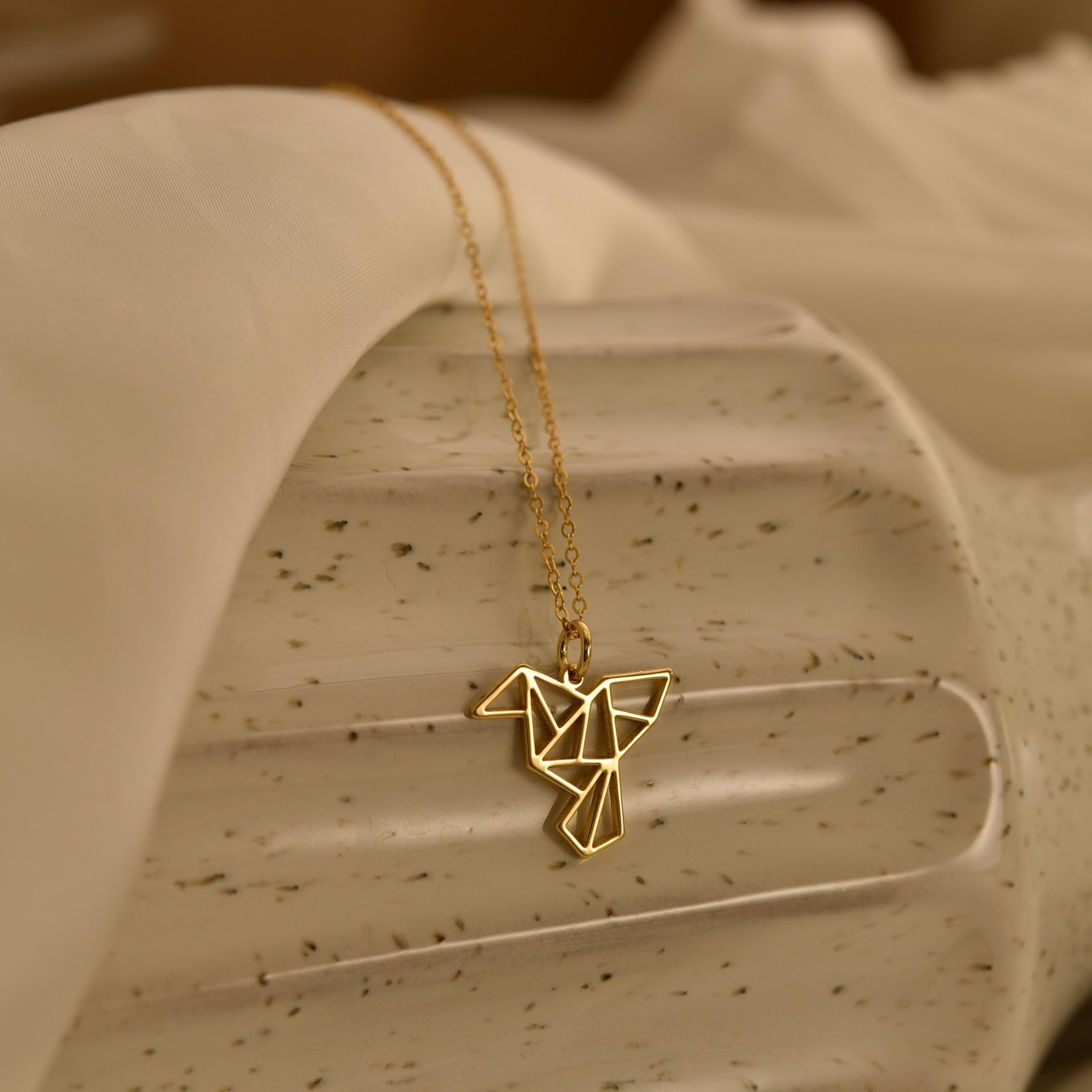 Origami Dove Necklace