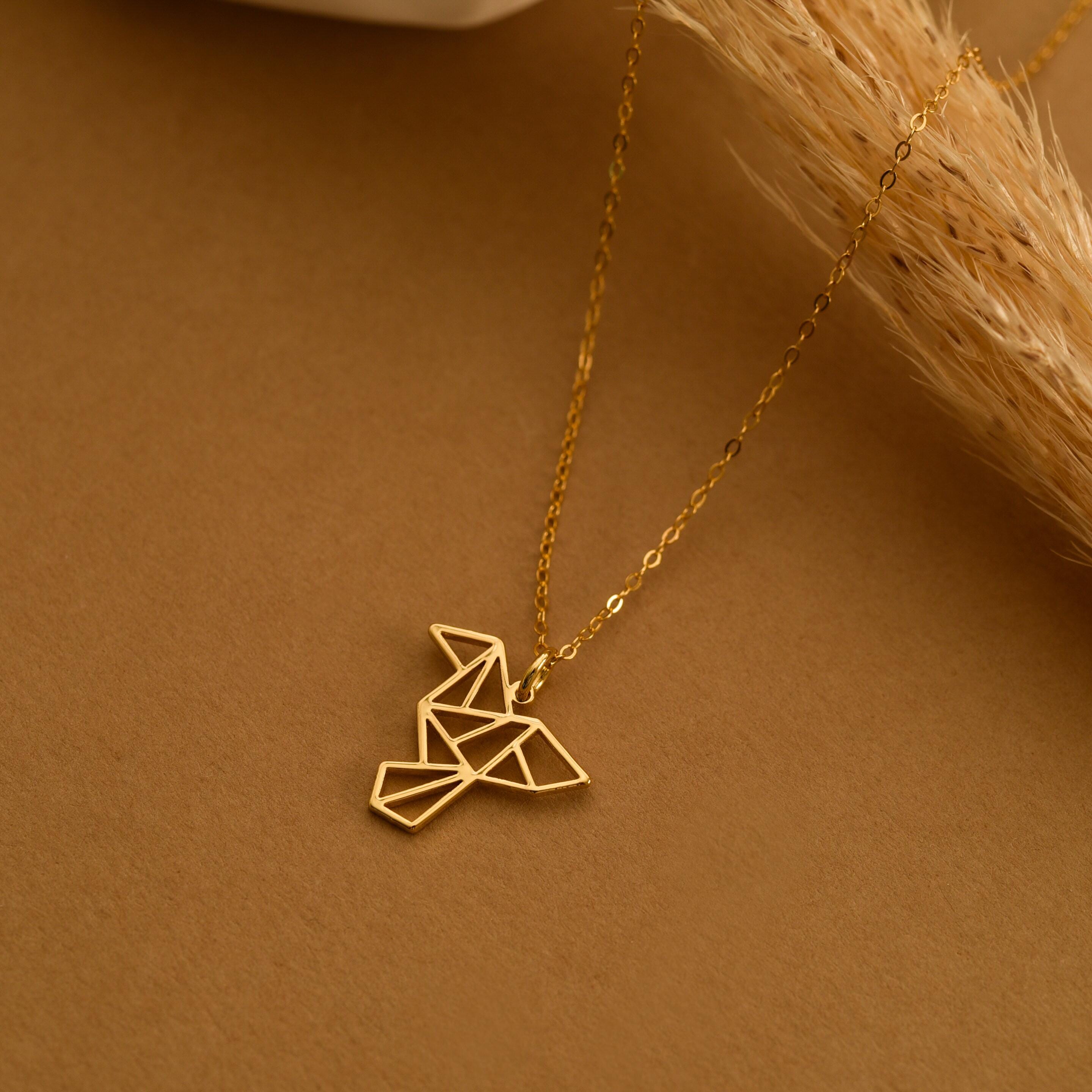 Origami Dove Necklace