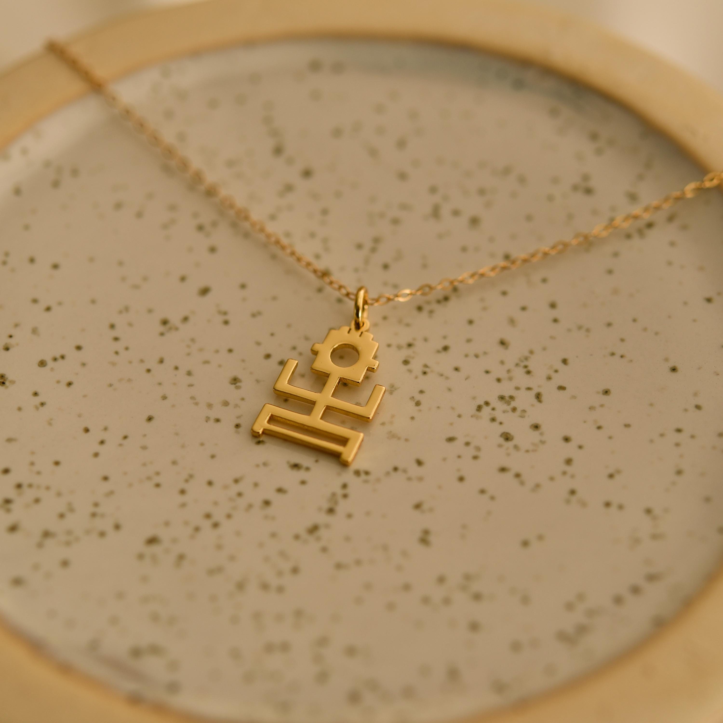 Shamanic Figure Pendant Necklace