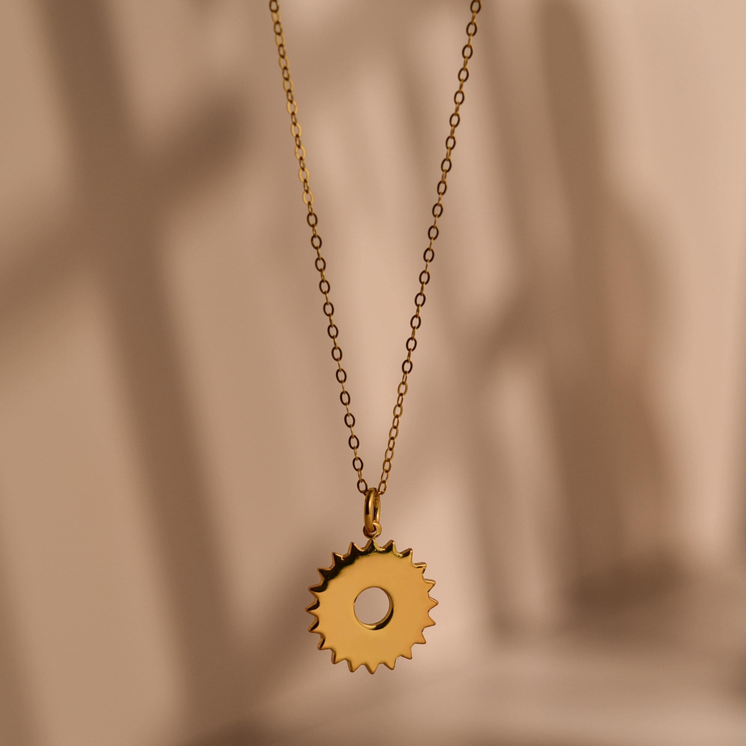 Gear Pendant Necklace