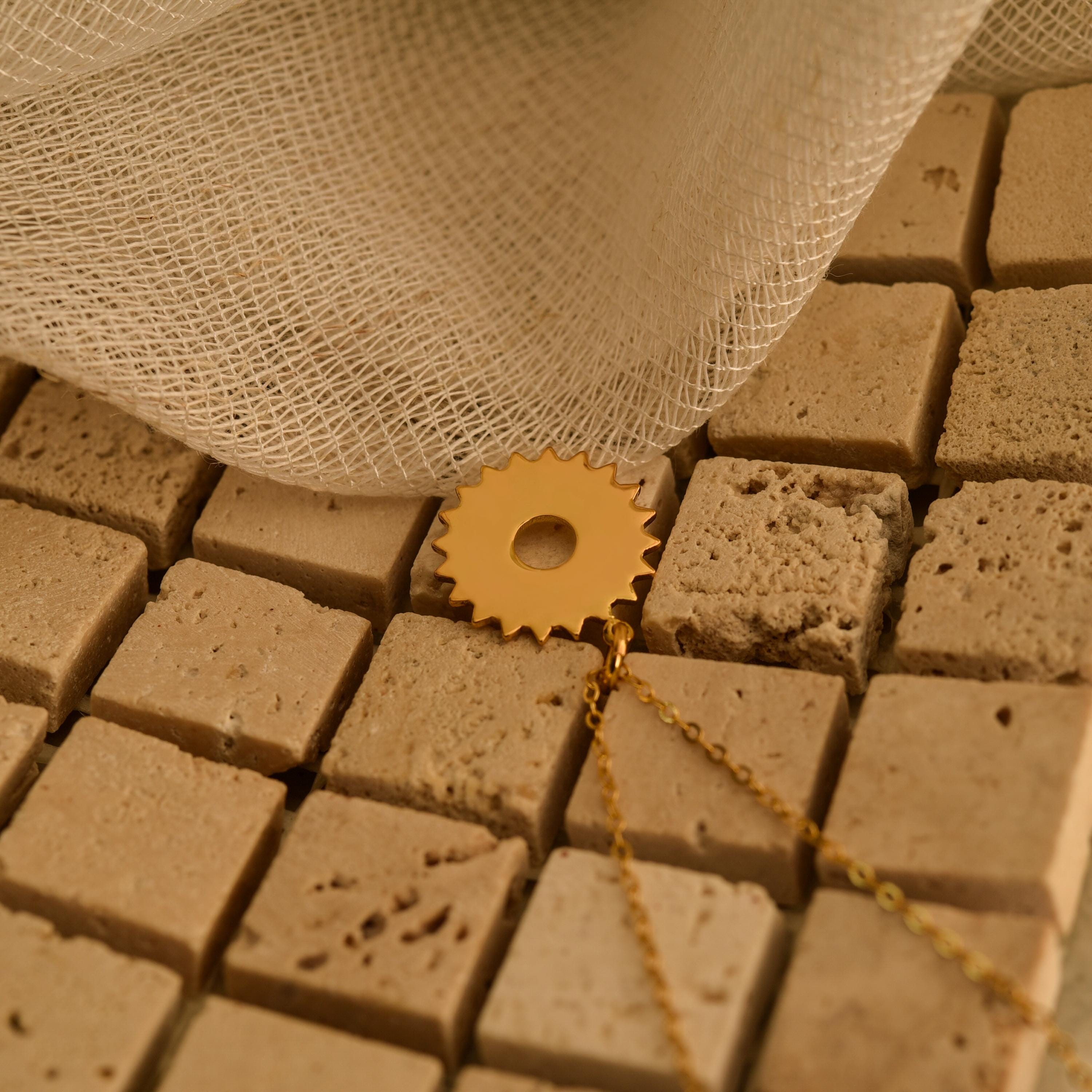 Gear Pendant Necklace