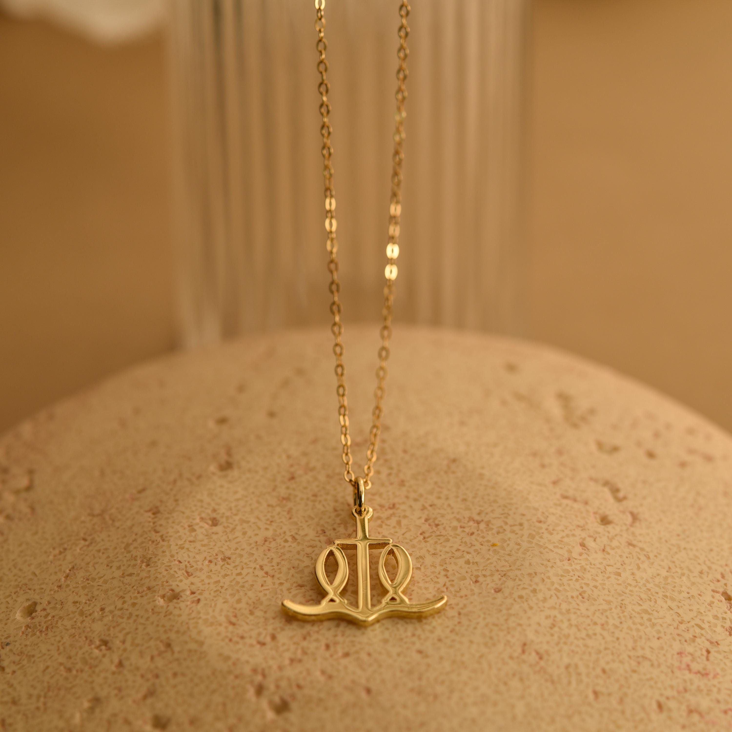 Ichthys Cross Necklace