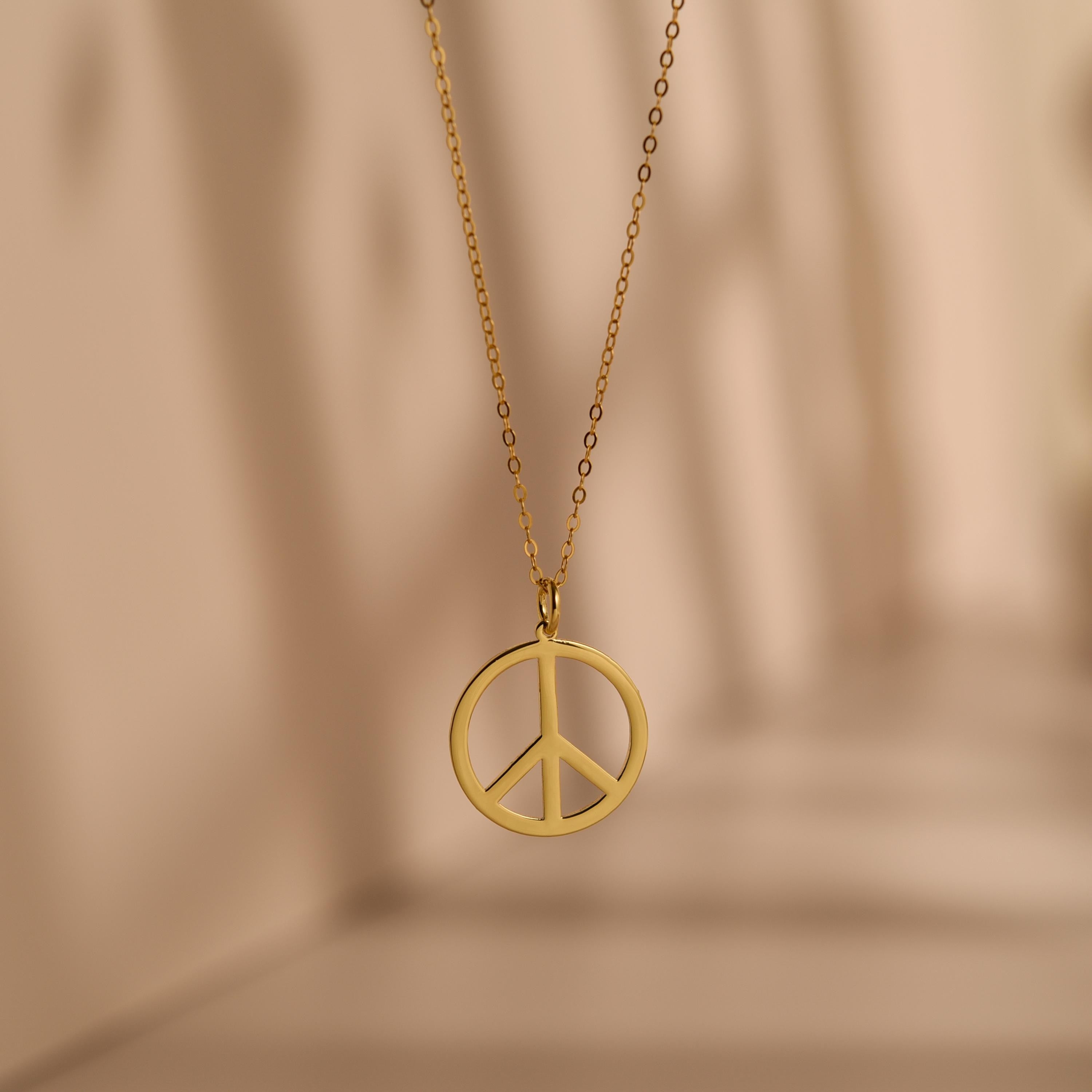 Peace Sign Necklace