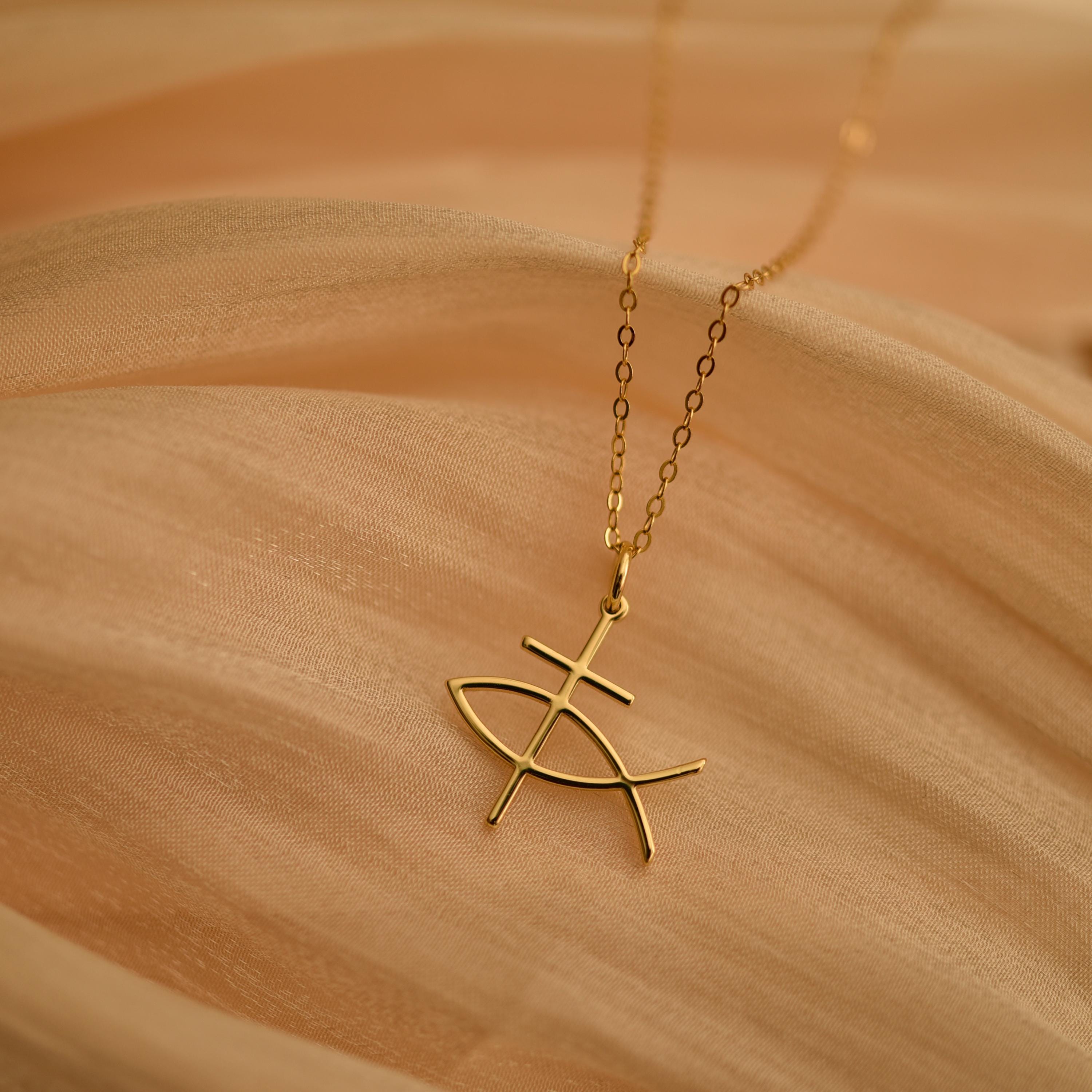 Jesus Fish Necklace