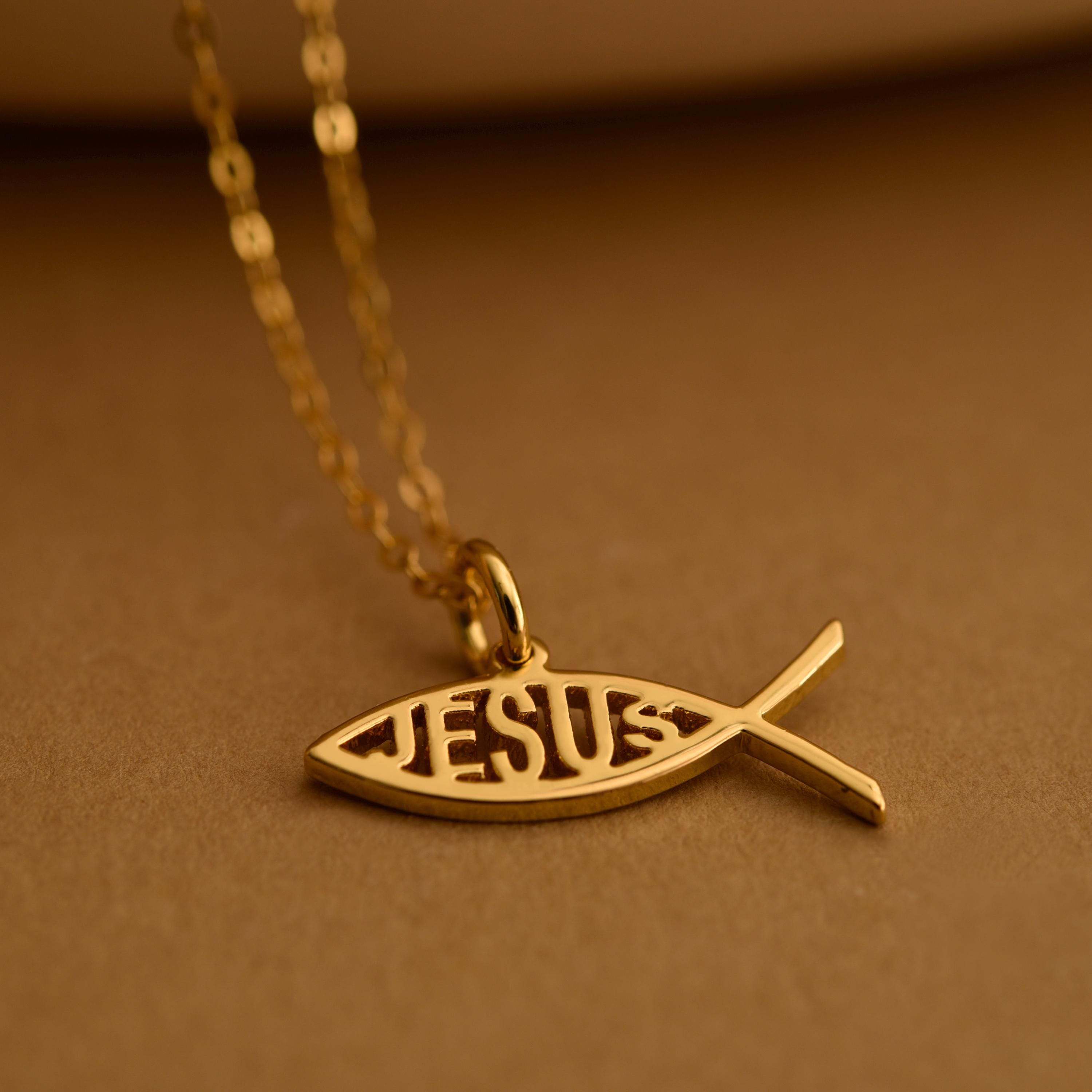 Jesus Fish Necklace