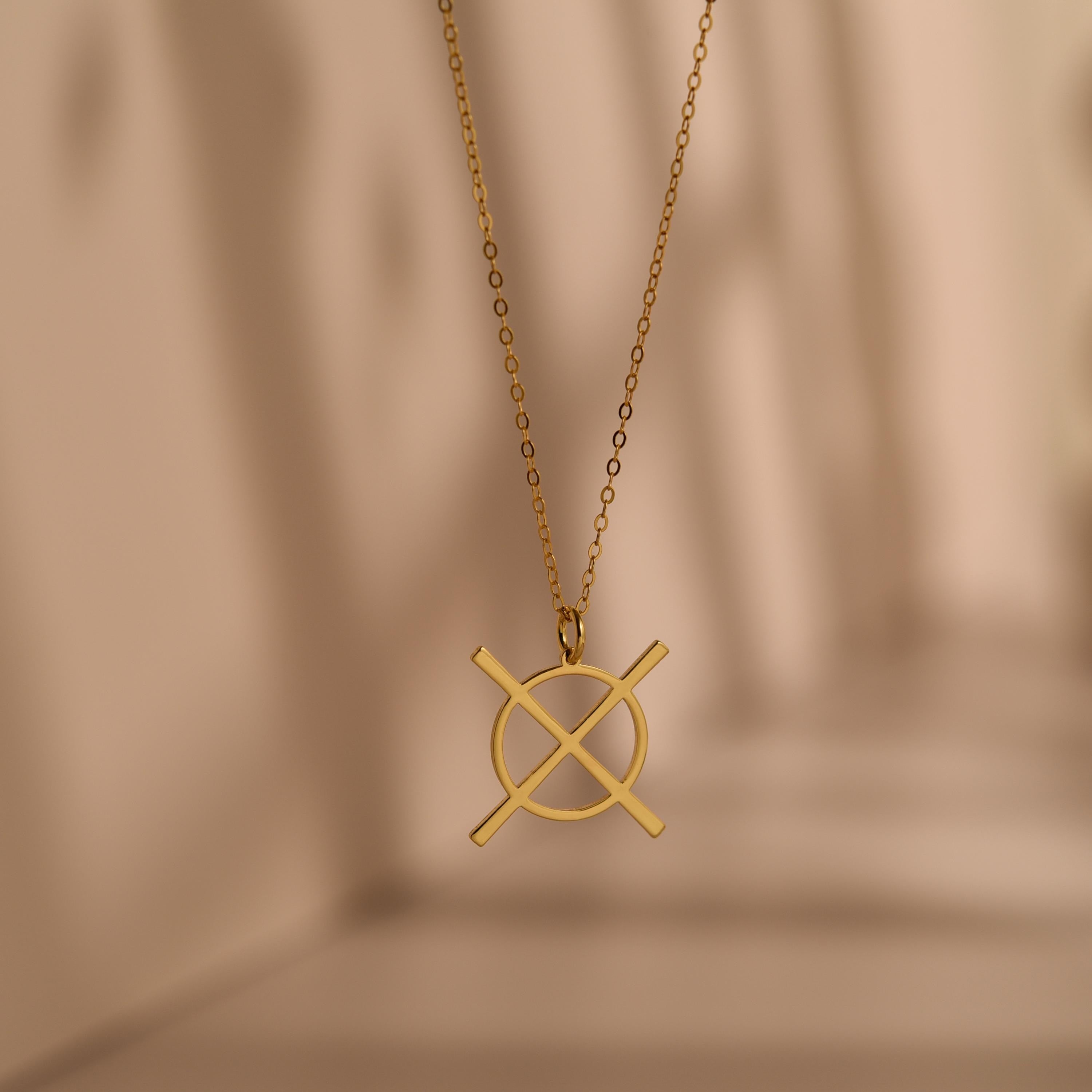 Protection Circle Necklace