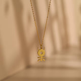 Hieroglyphic Monad Necklace, John Dee Alchemy Symbol Pendant