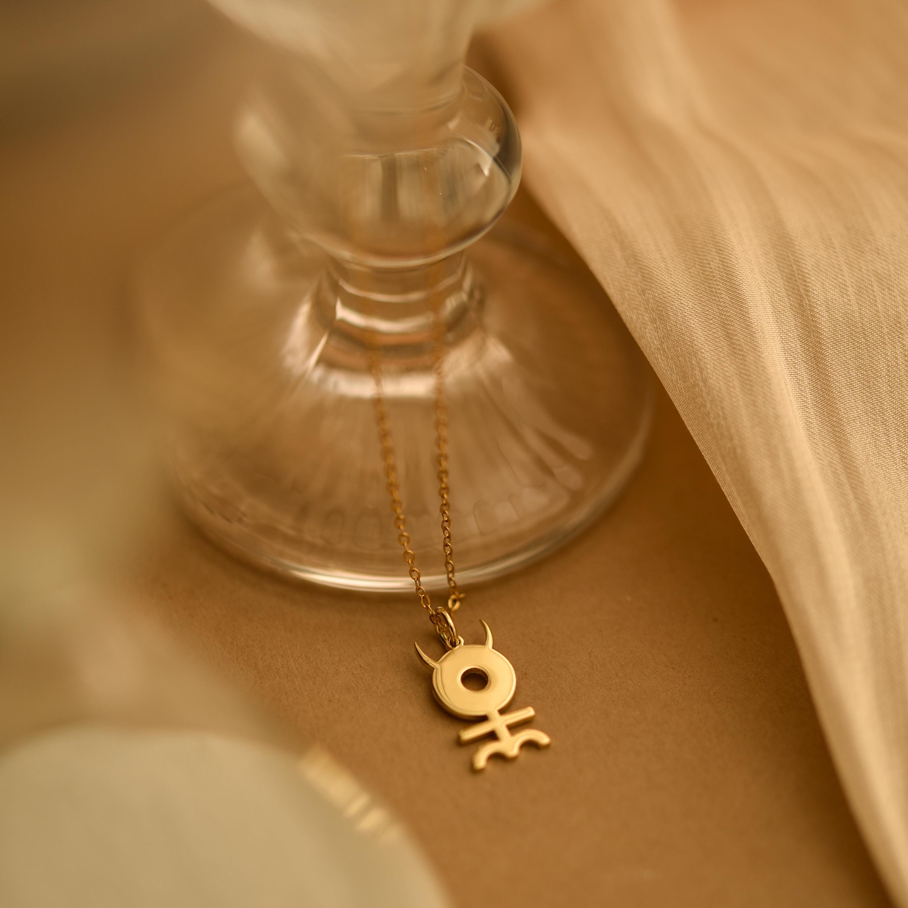 Hieroglyphic Monad Necklace, John Dee Alchemy Symbol Pendant